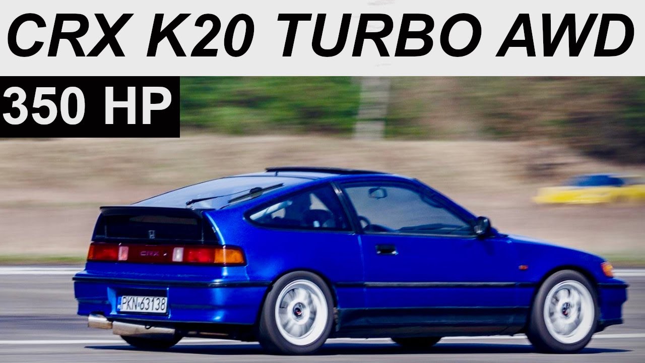 Honda CRX k20a2 TURBO AWD | 350 HP |