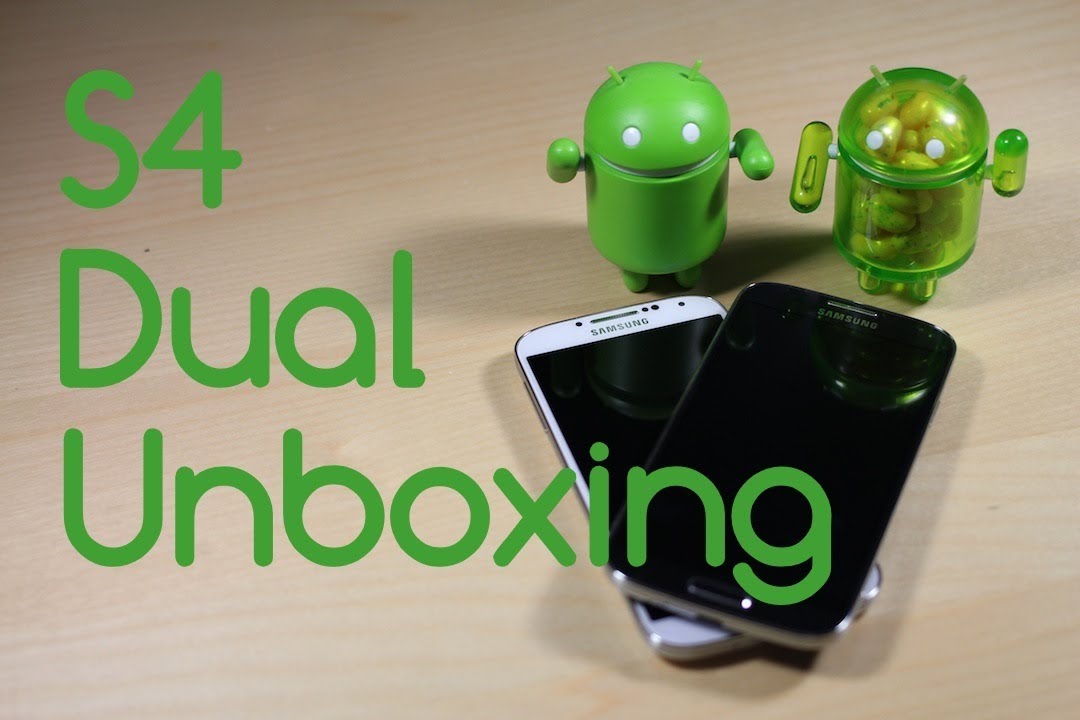 Samsung Galaxy S4 (White vs. Black): Unboxing and First Look