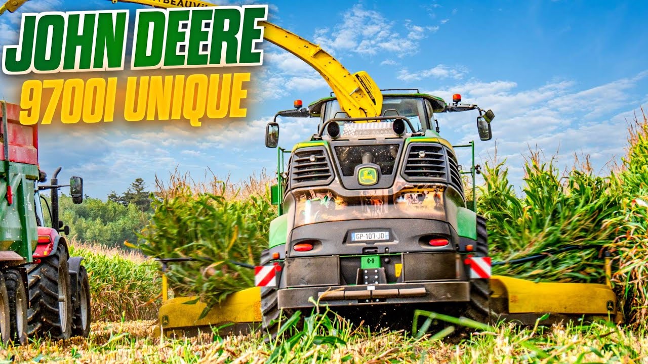 UNE ENSILEUSE EXCEPTIONELLE DANS CETTE ETA - John Deere 9700i personnalis&eacute;