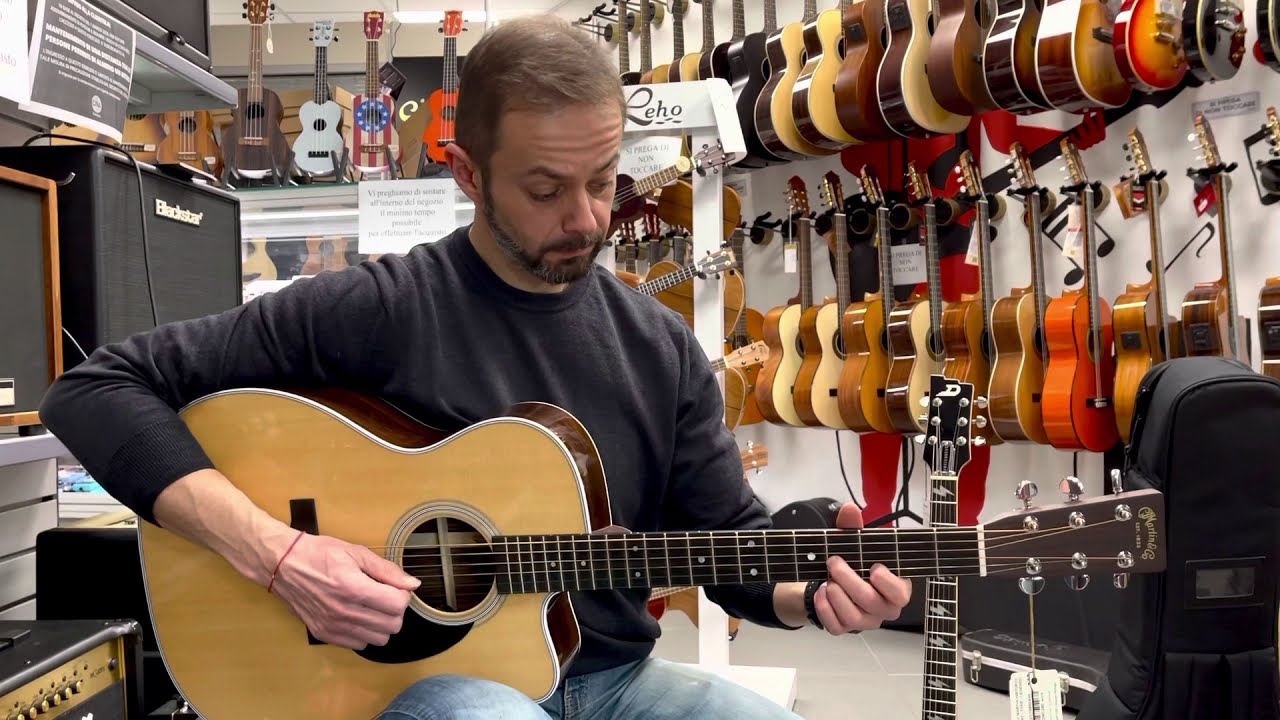 PROVA CHITARRA ACUSTICA ELETTRIFICATA Martin OMC-28E a cura di borsarionline.it