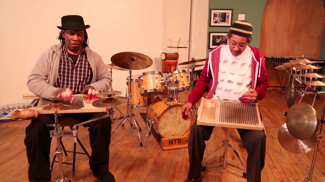 Warren Smith & Newman Taylor Baker - at Brecht Forum, NYC ['Drums for Warren' benefit] - Jan 20 2013