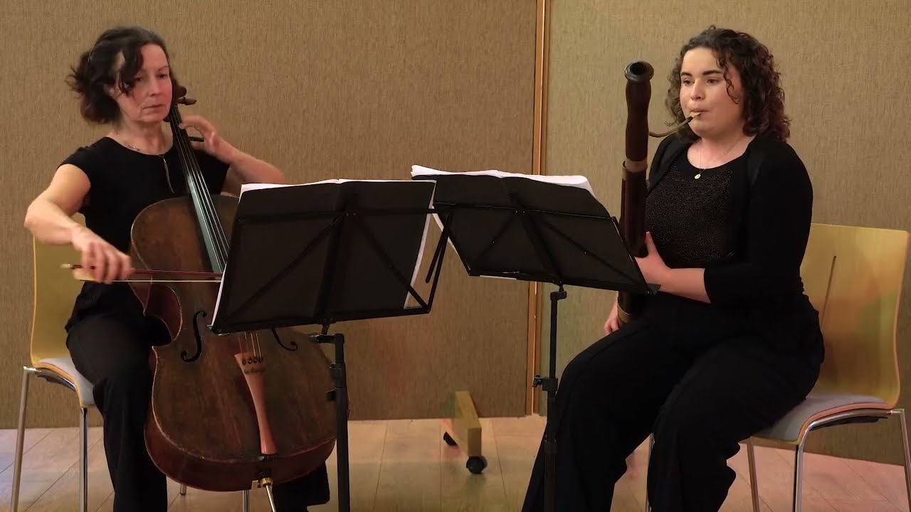 W. A. Mozart: Sonata for Bassoon and Cello, K.292 (II. Andante) - Sarah Byrne & Annette Cleary