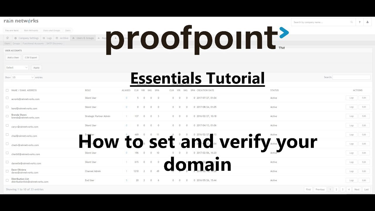 Proofpoint Essentials Tutorial: Setting and Verifying Your Domain