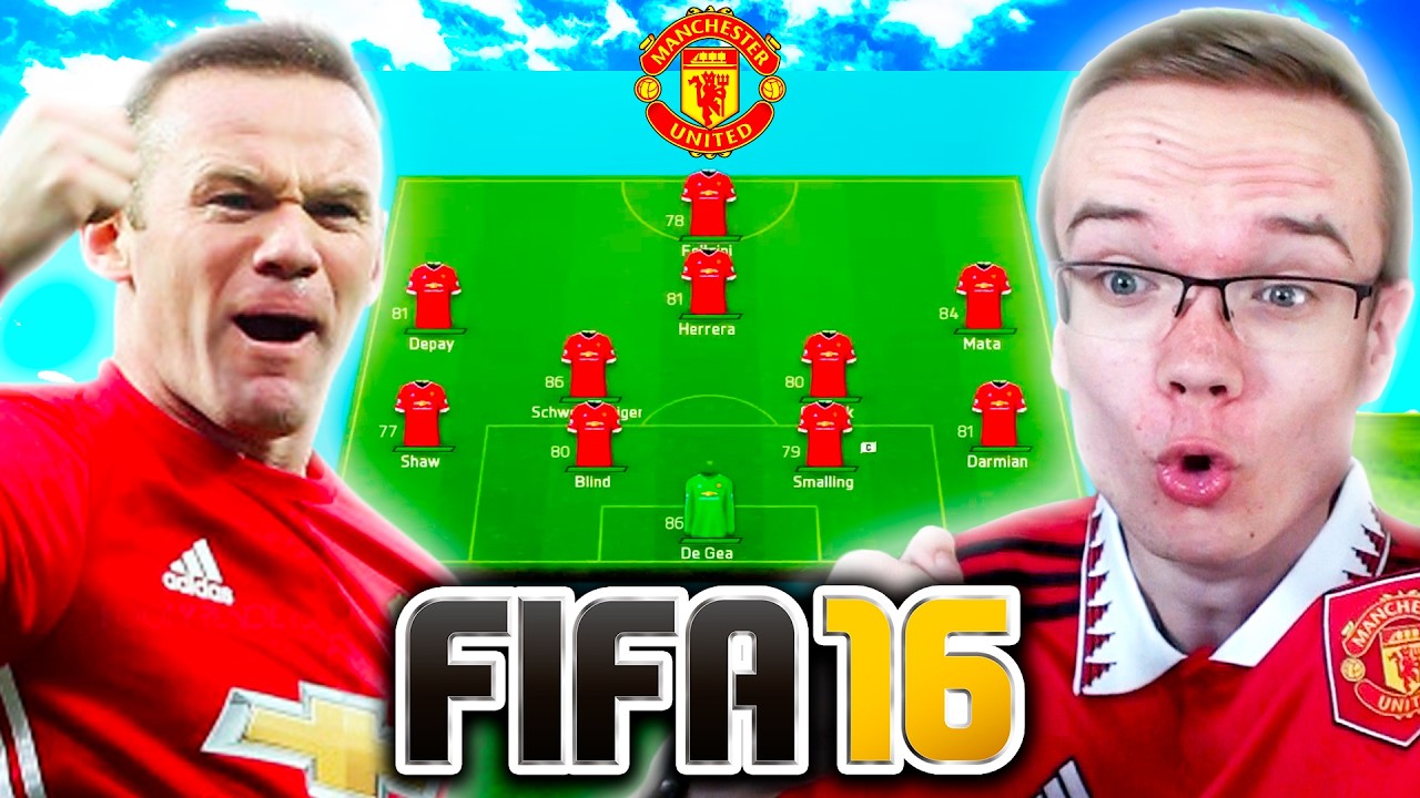 Prestavba Manchesteru United vo FIFE 16! 😍🔴