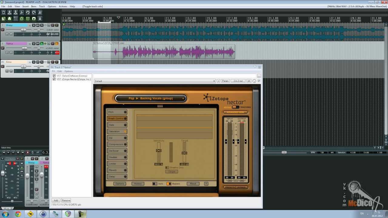 VST: iZotope Nectar