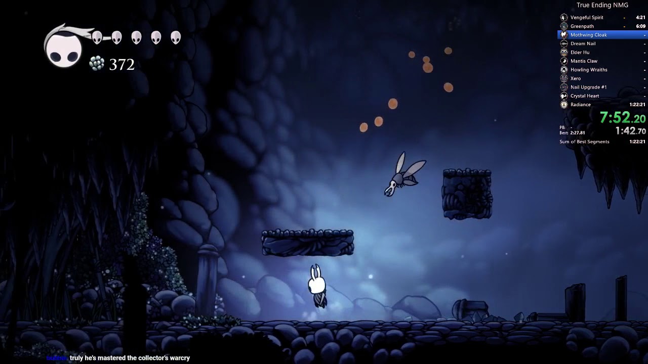 Hollow Knight - True Ending No Major Glitches - 1:20:58