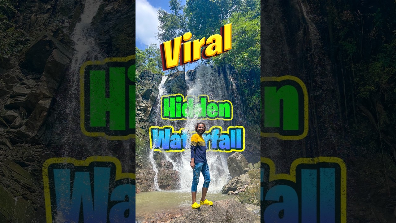 Viral Hidden Waterfall in Ranchi| #hiddenwaterfall #waterfall #ranchi