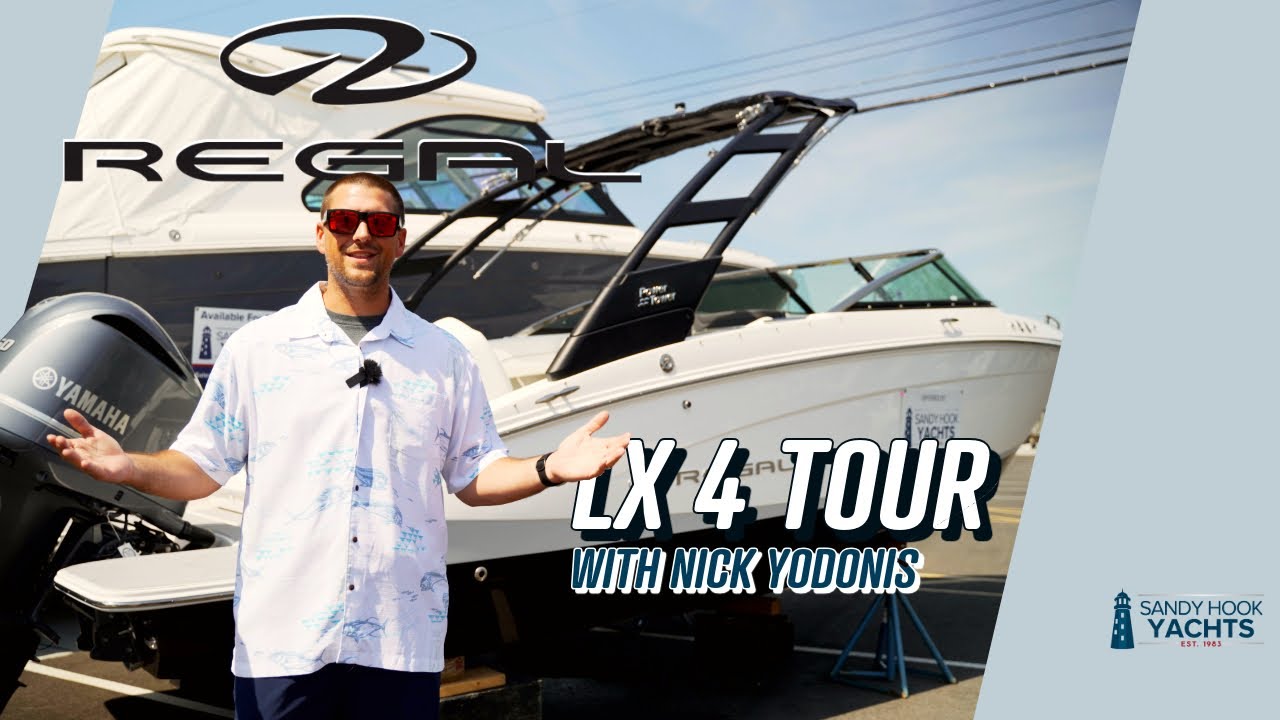 2025 Regal LX4 Boat Tour | Small But Mighty with a Bow Thruster | Sandy Hook Yachts