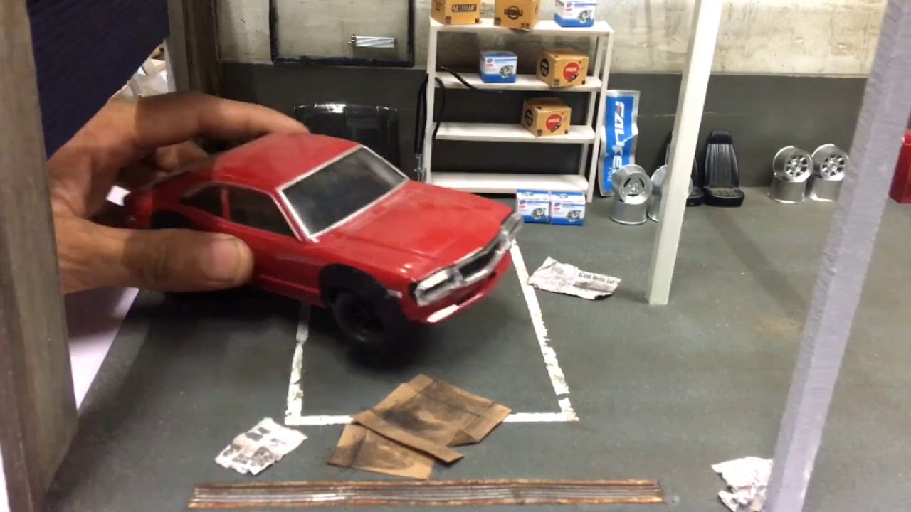 Diorama Garage scale 1/24