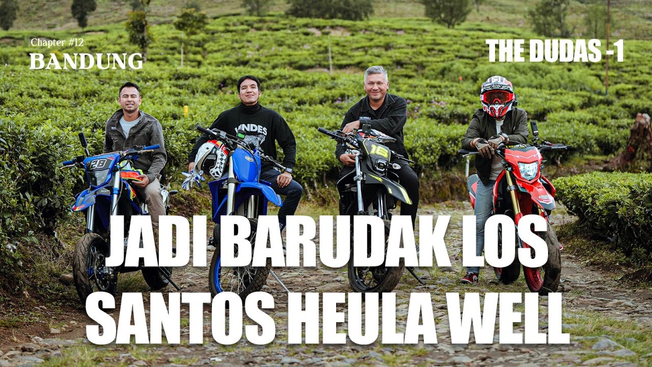 THE DUDA’S -1: GAK SIA2 KE KEBUN TEH SAMPE KOTOR-KOTORAN!! TERNYATA RIDING DI CIWIDEY SEINDAH INI!!