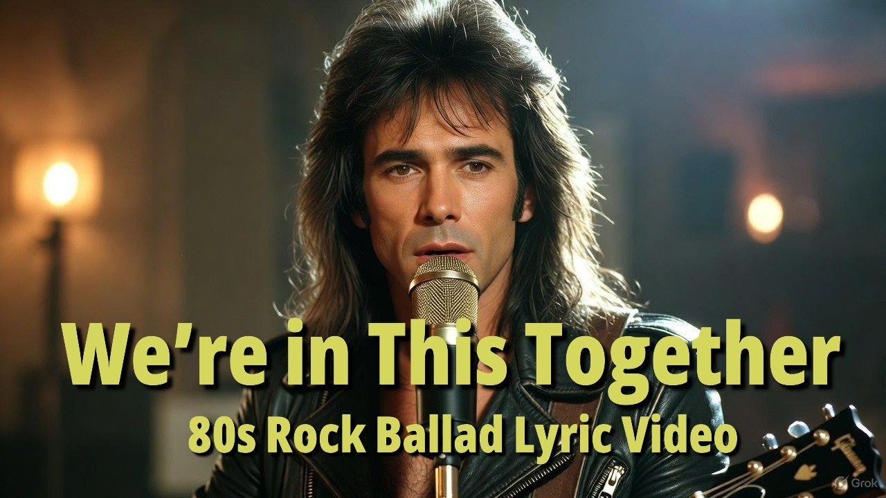 We’re in This Together – 80s Rock Ballad Lyric Video