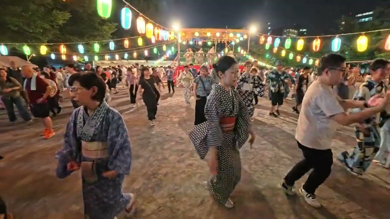 チャンチキおけさ　鉄砲洲納涼盆踊り16　2025年8月4日　東京都中央区　鉄砲洲公園
