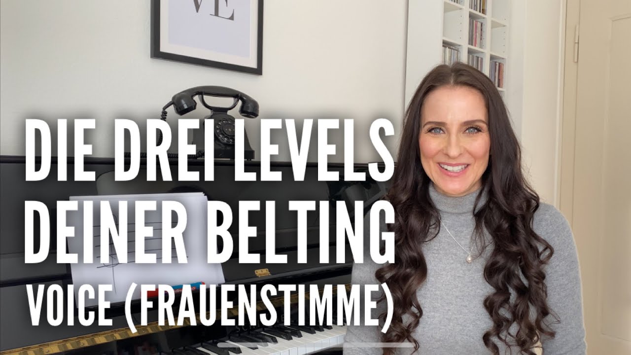 Die drei Levels deiner Belting Voice (Frauenstimme)