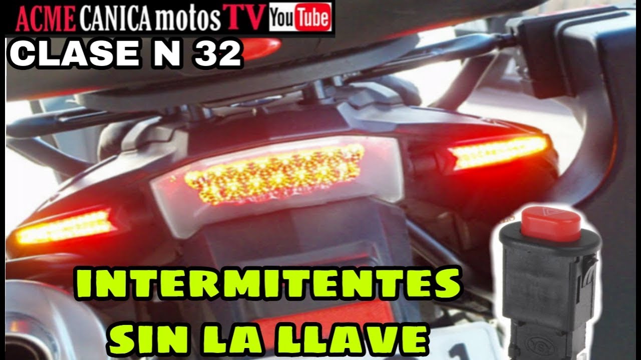 Por $10 pesos INSTALACIÓN de INTERMITENTES sin la LLAVE  paso a paso MOTOS clase 32