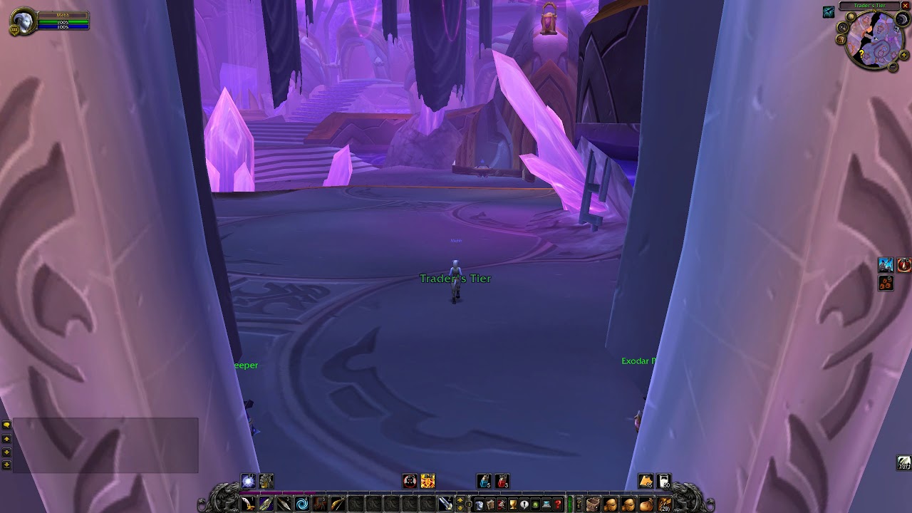 Speak with Ganaar at the Trader's Tier of the Exodar, WoW TBC