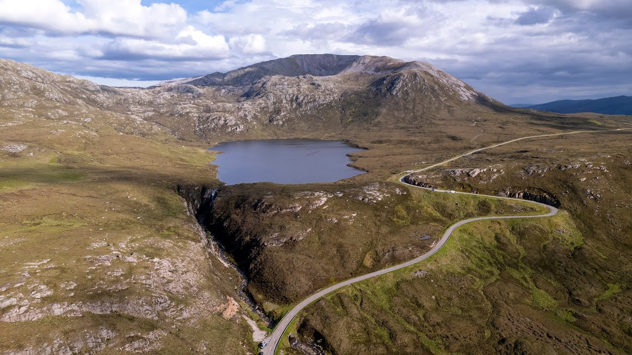 Wailing Widow Falls, Loch na Gainmhich