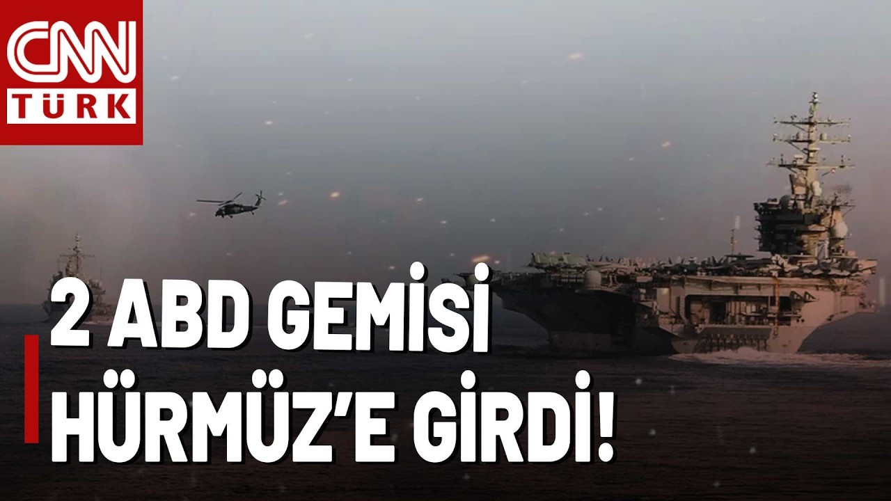 SON DAKİKA🚨ABD A&ccedil;ıkladı: 2 Gemimiz H&uuml;rm&uuml;z'e Girdi, Mayın Temizleyeceğiz!