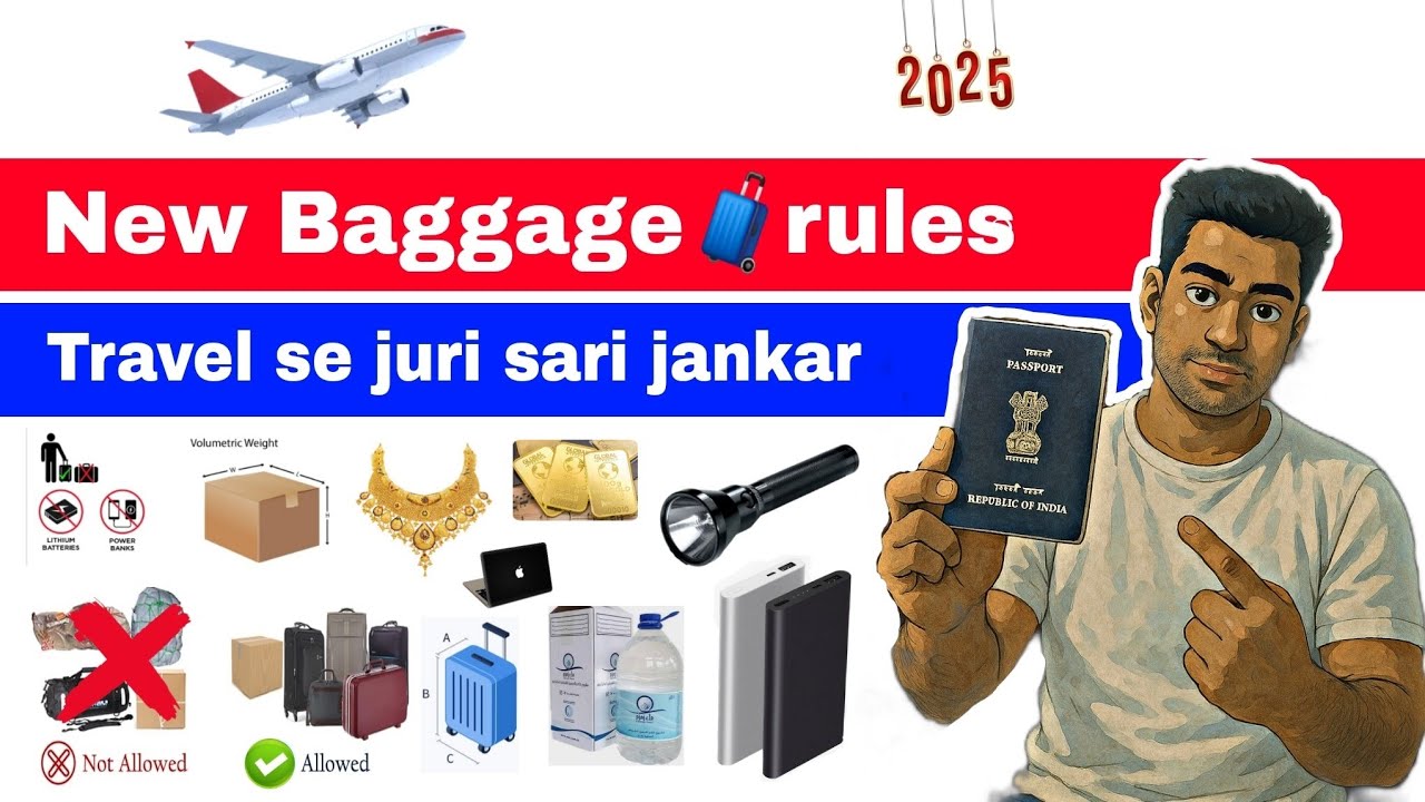 Airlines new baggage rules 2025 | What is not allowed in carry-on luggage in aeroplane