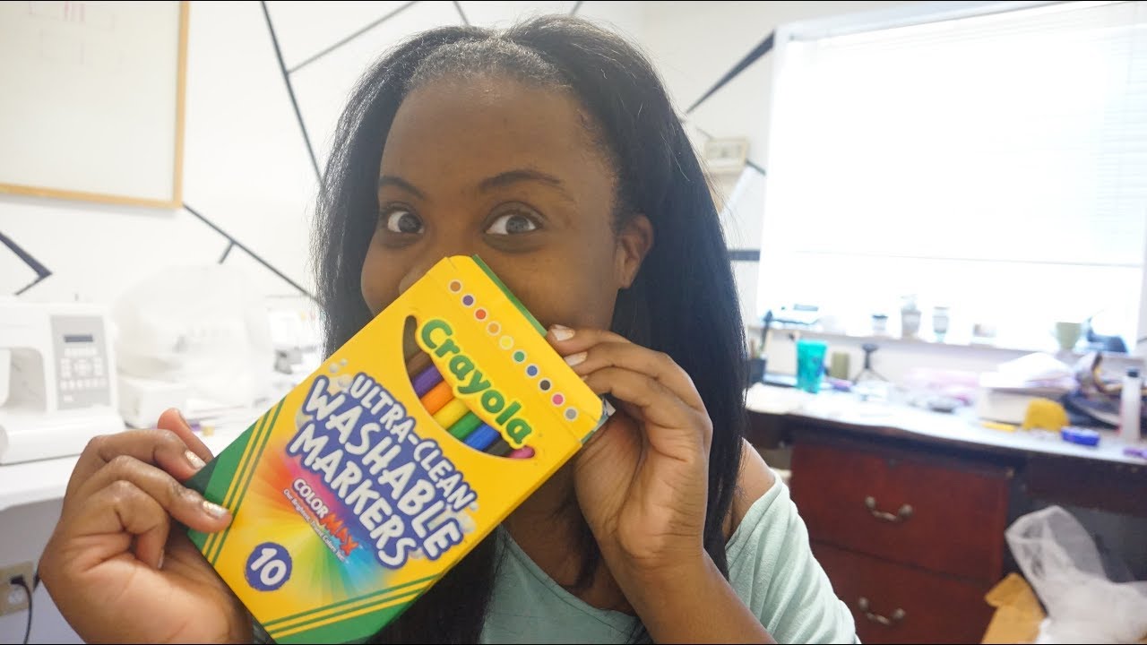 using crayola washable markers for sewing?