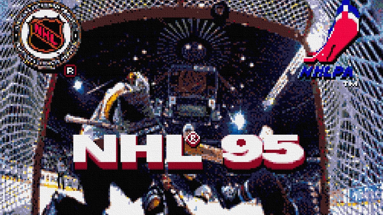 NHL 95 on the Genesis