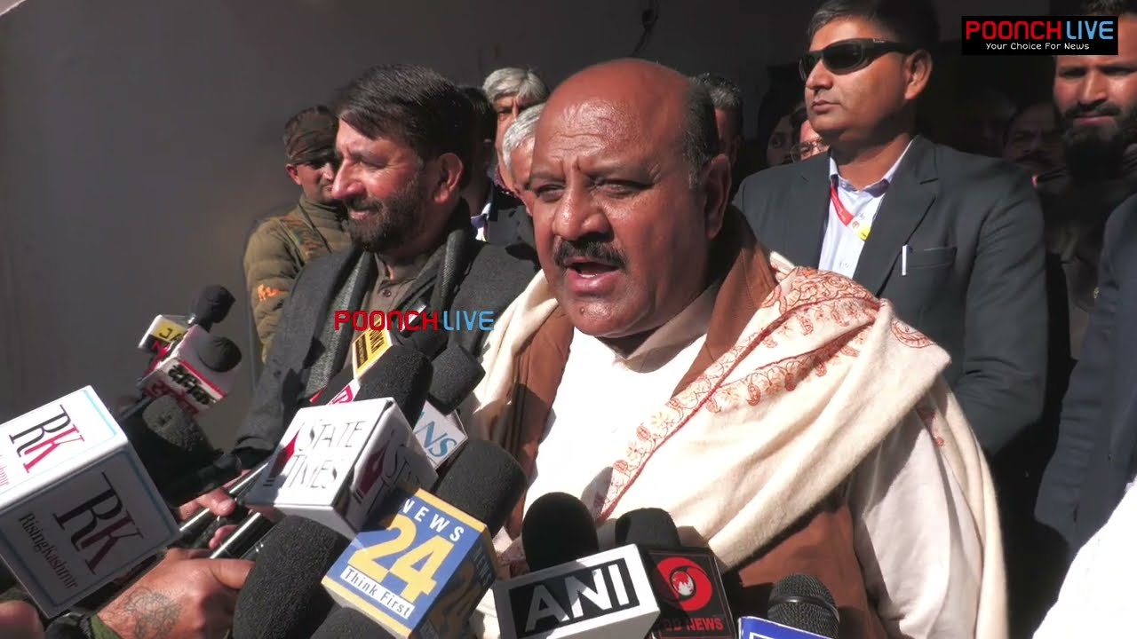 Dy CM Surinder Choudhary Holds Review Meeting In Poonch