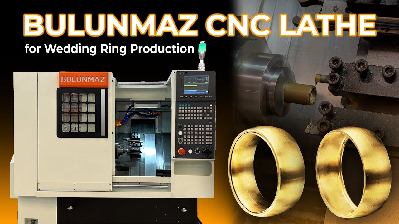 CNC LATHE MACHINE for Wedding Ring Production