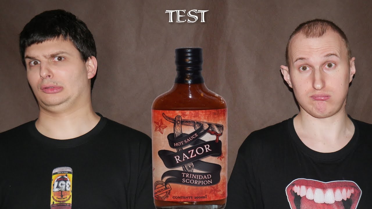 2017-12-18 Wyzwanie Ostrości #99: Razor Trinidad Scorpion Hot Sauce - Część 1: Test