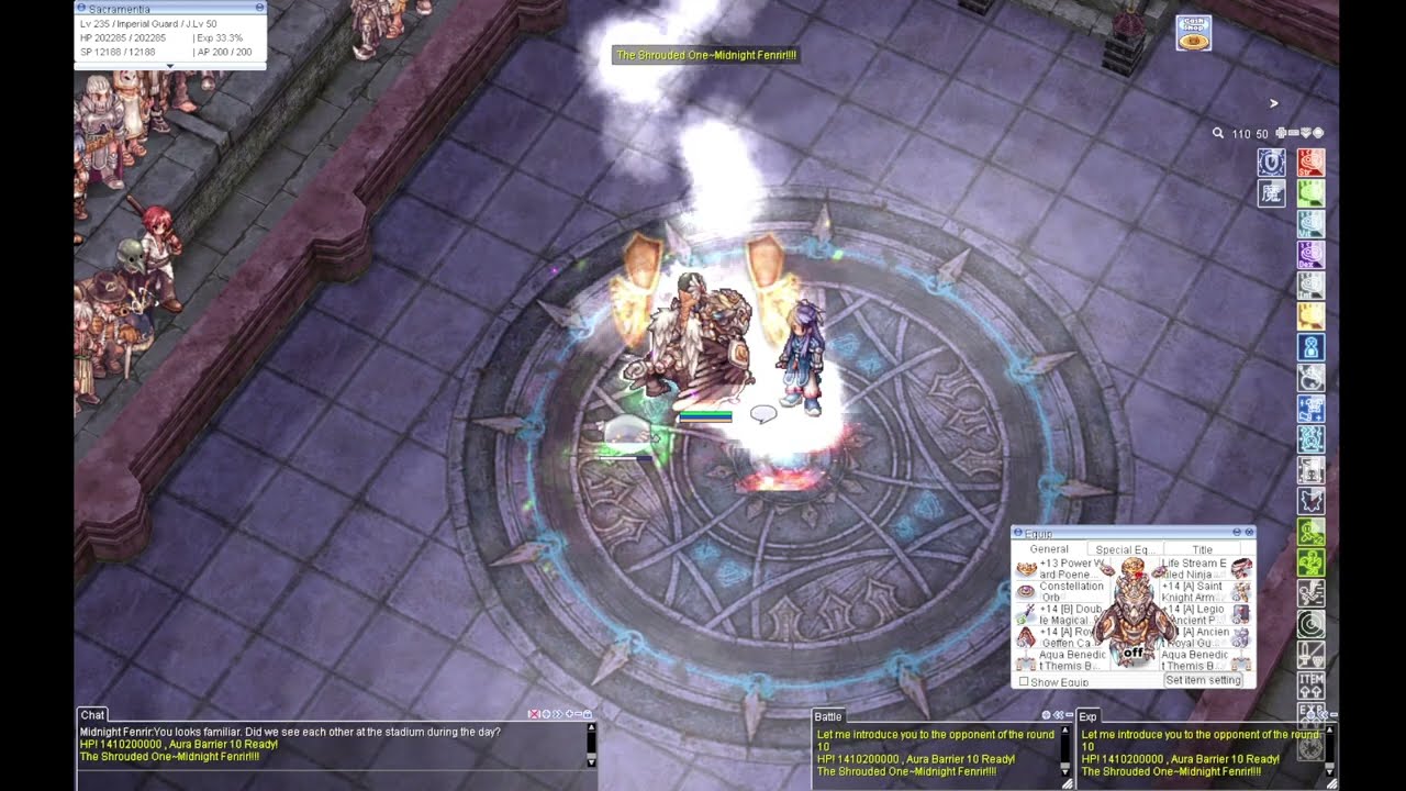 [iRO] Imperial Guard Genesis Ray - Ancient Royal Guard Greaves Testing