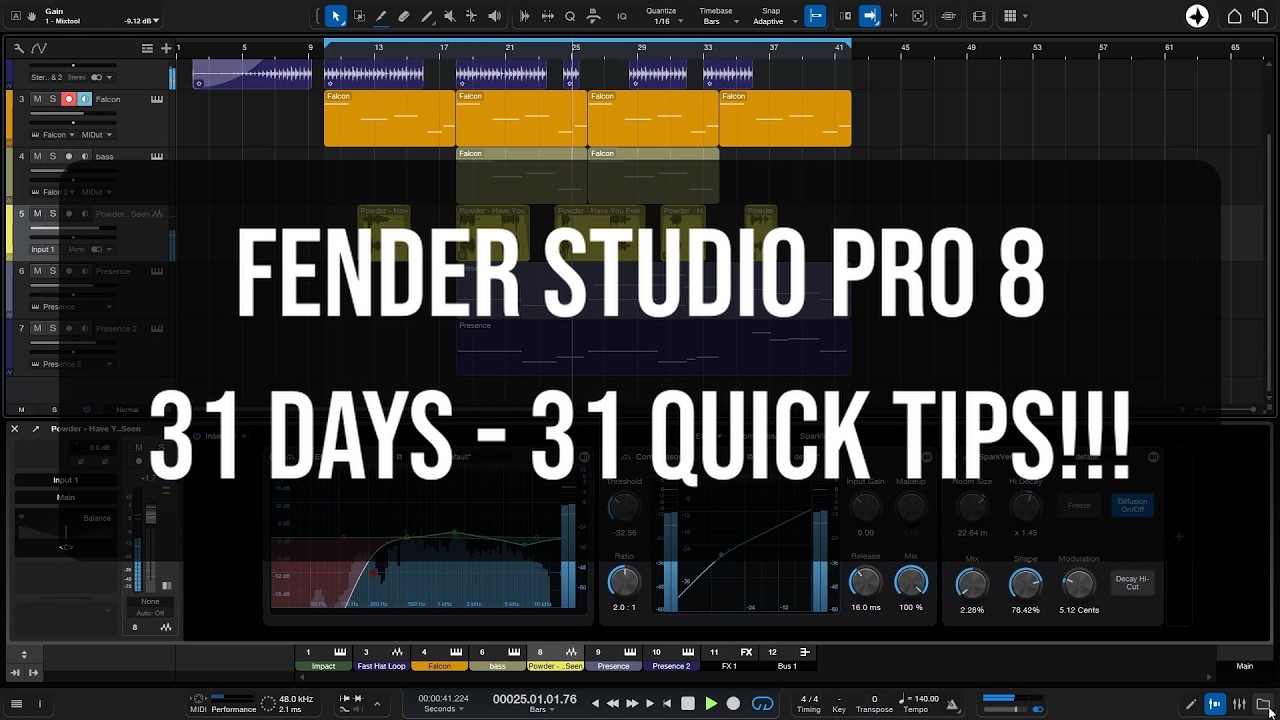 Fender Studio Pro 8 | 31 ДЕНЬ - 31 СОВЕТОВ!!!