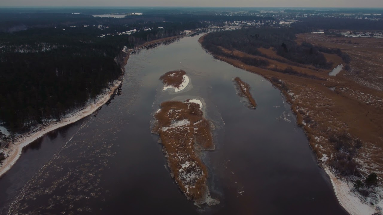 Gaujas ieteka 4k (2021) - Gauja drone footage
