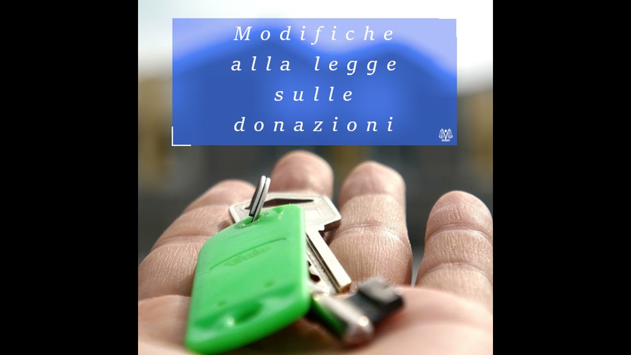 Modifiche alla norma sulle donazioni: la nuova legge 182/2025