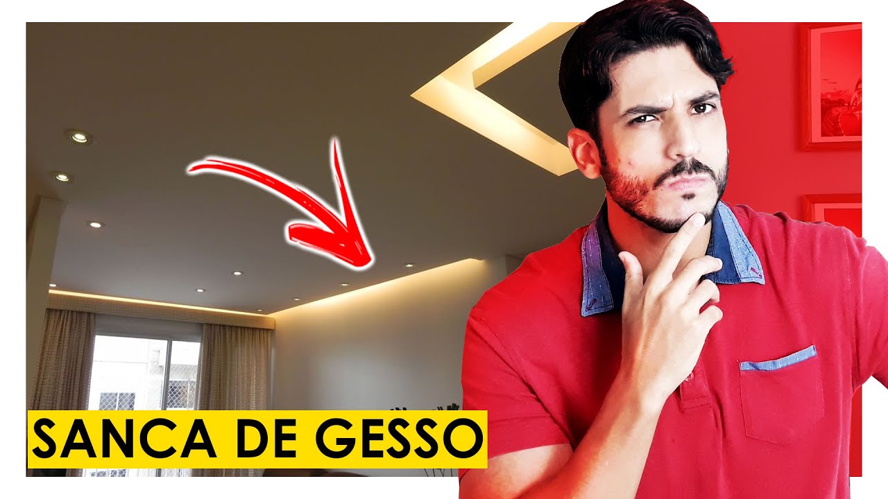 SANCA DE GESSO - COMO USAR NA DECORA&Ccedil;&Atilde;O DA SUA CASA OU APARTAMENTO
