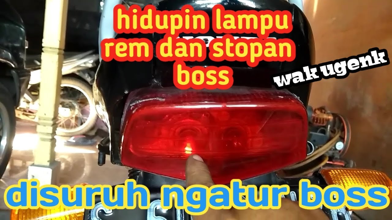 PERBAIKAN LAMPU STOPAN MEGAPRO