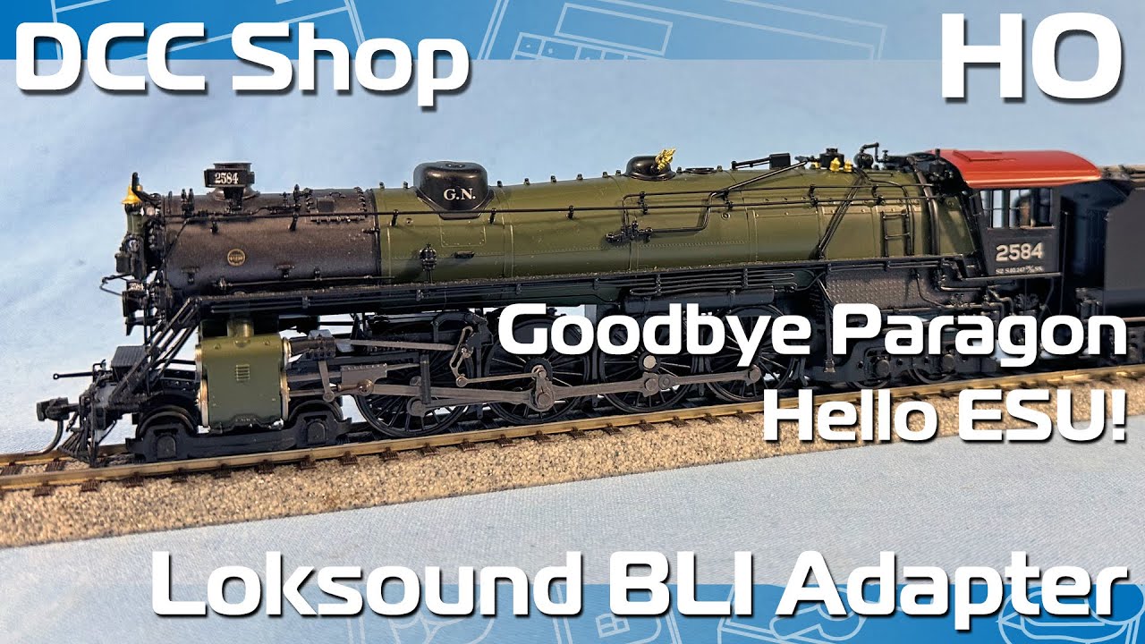 Converting a Broadway Limited Paragon 4 Locomotive to Loksound! - DCC Shop BLI Adaptor Board!