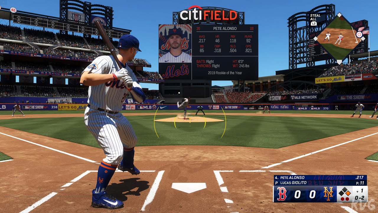 MLB The Show 24 - Boston Red Sox vs New York Mets - Gameplay (PS5 UHD) [4K60FPS]
