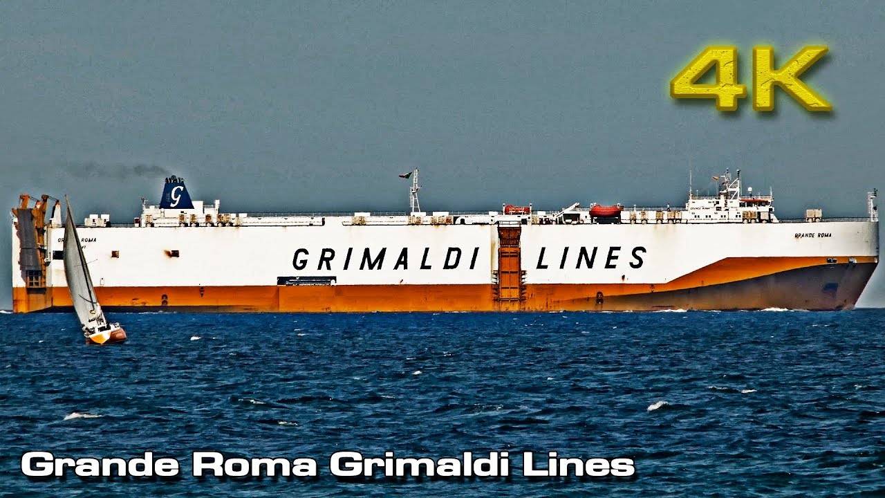 Grande Roma [4K] Grimaldi Lines (Car carrier)