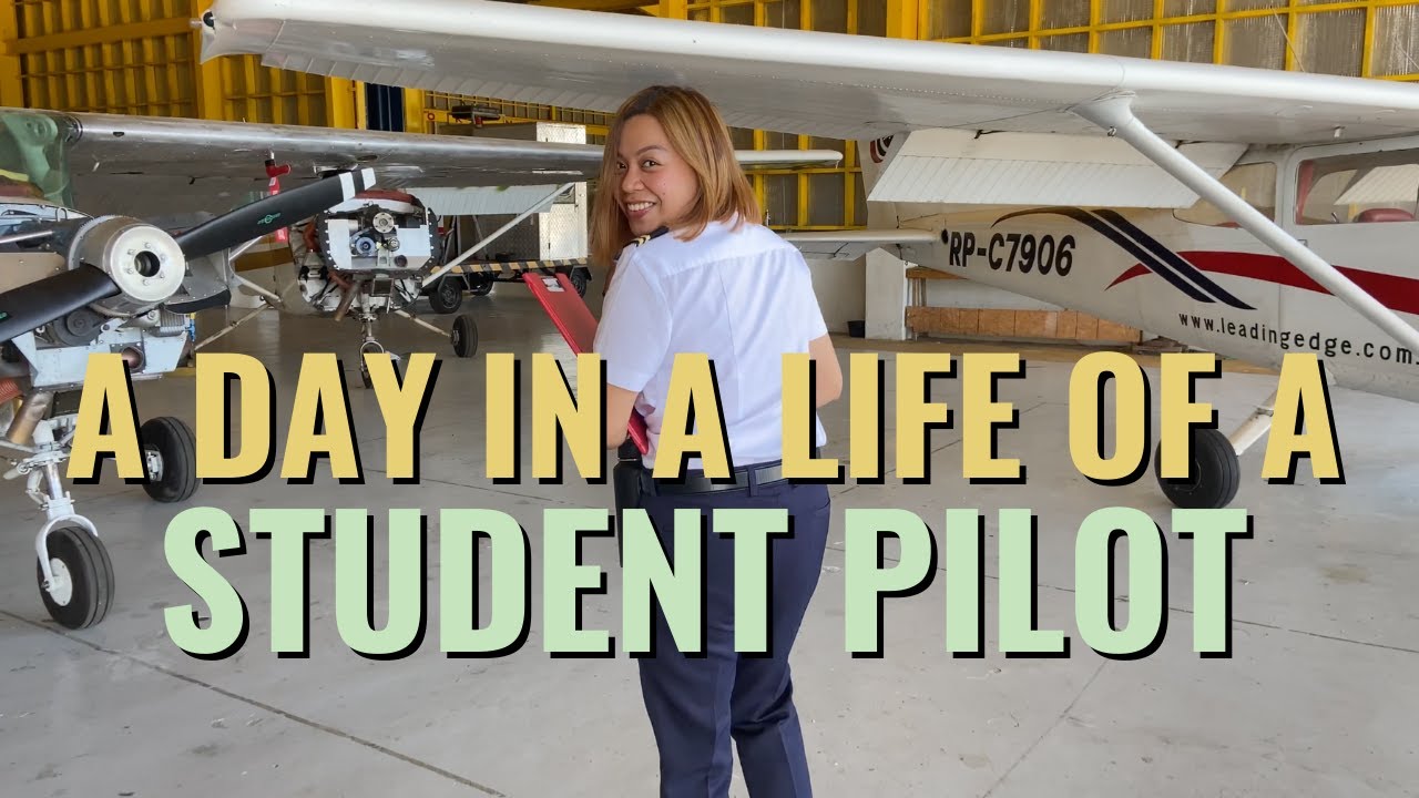 A day in a life of a STUDENT PILOT | Philippines - Yna Miguela