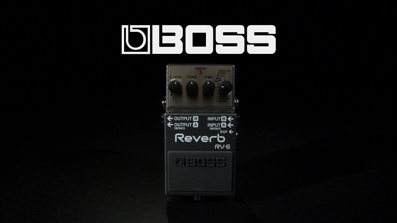 Boss RV-6 Reverb Effects Pedal | Gear4music demo