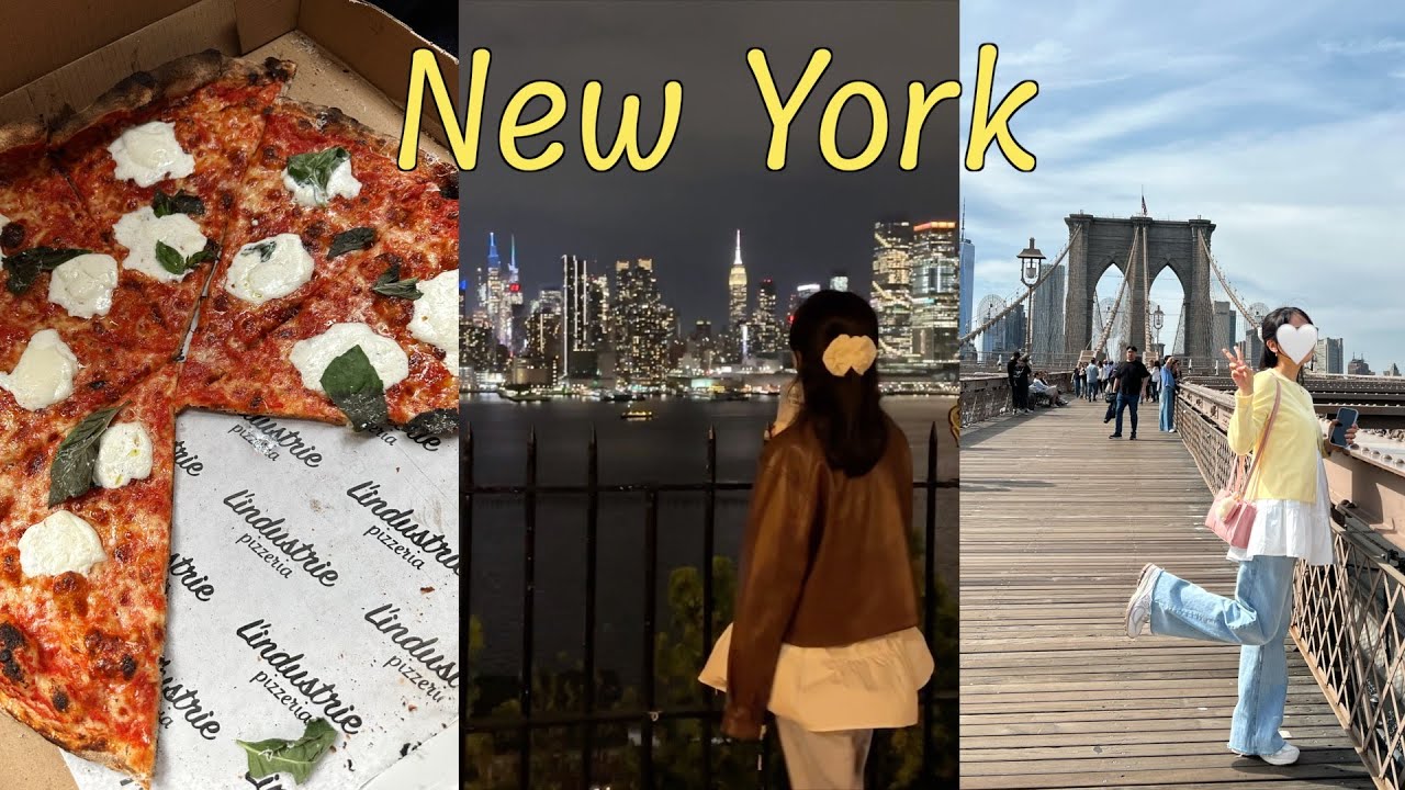 ENG) 🇺🇸미국직장인 VLOG. 뉴욕 뉴저지 맛집들 뿌시기🍕🍖 브루클린 여행 코스. 피터루거 스테이크 하우스. 크로아상 맛집 카페. 뉴욕 KITH 쇼핑, 뉴욕 야경 스팟🌆