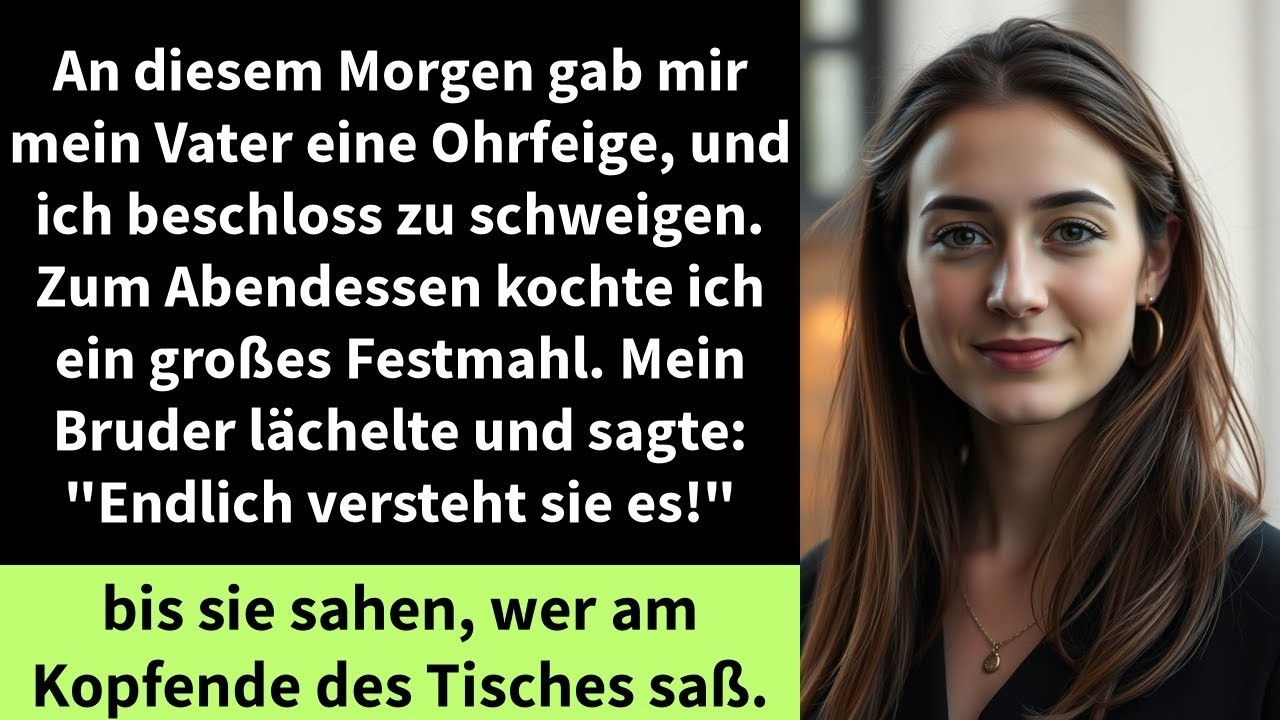 An diesem Morgen gab mir mein Vater eine Ohrfeige, und ich beschloss zu schweigen