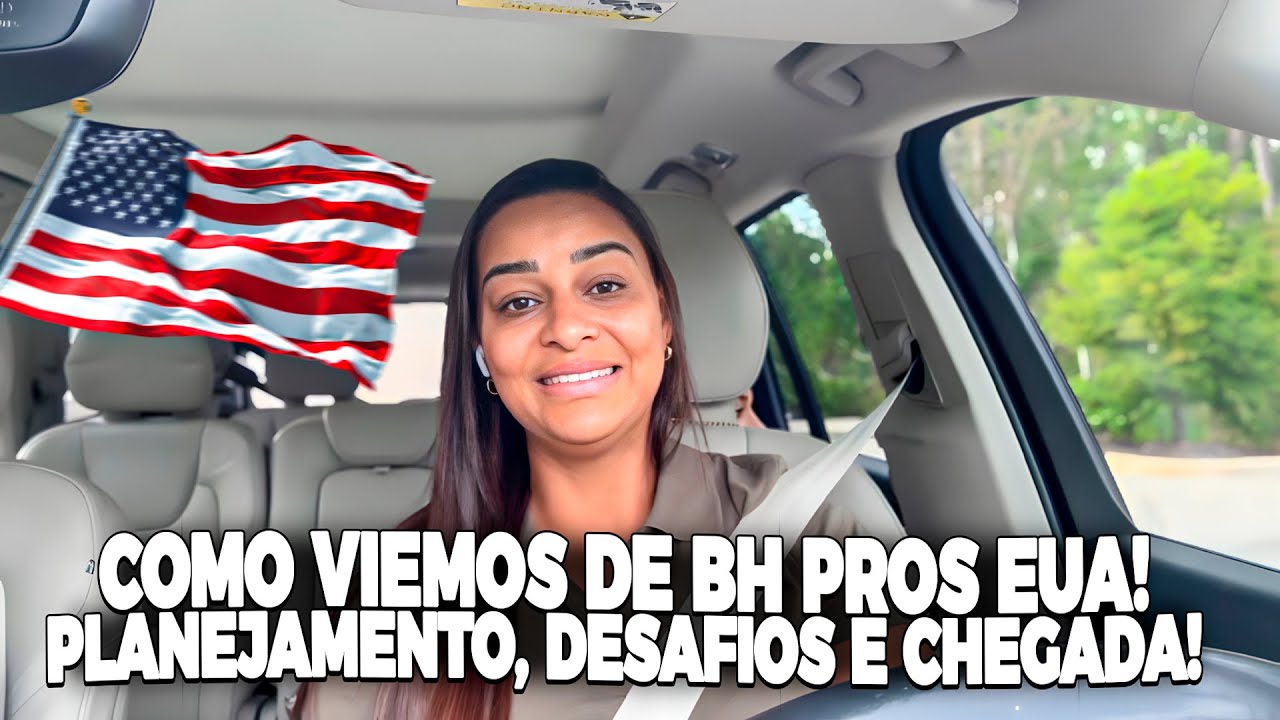SAÍMOS DE BH E VIEMOS PROS EUA  – NOSSA HISTÓRIA E CHEGADA AQUI! 🇧🇷✈️🇺🇸