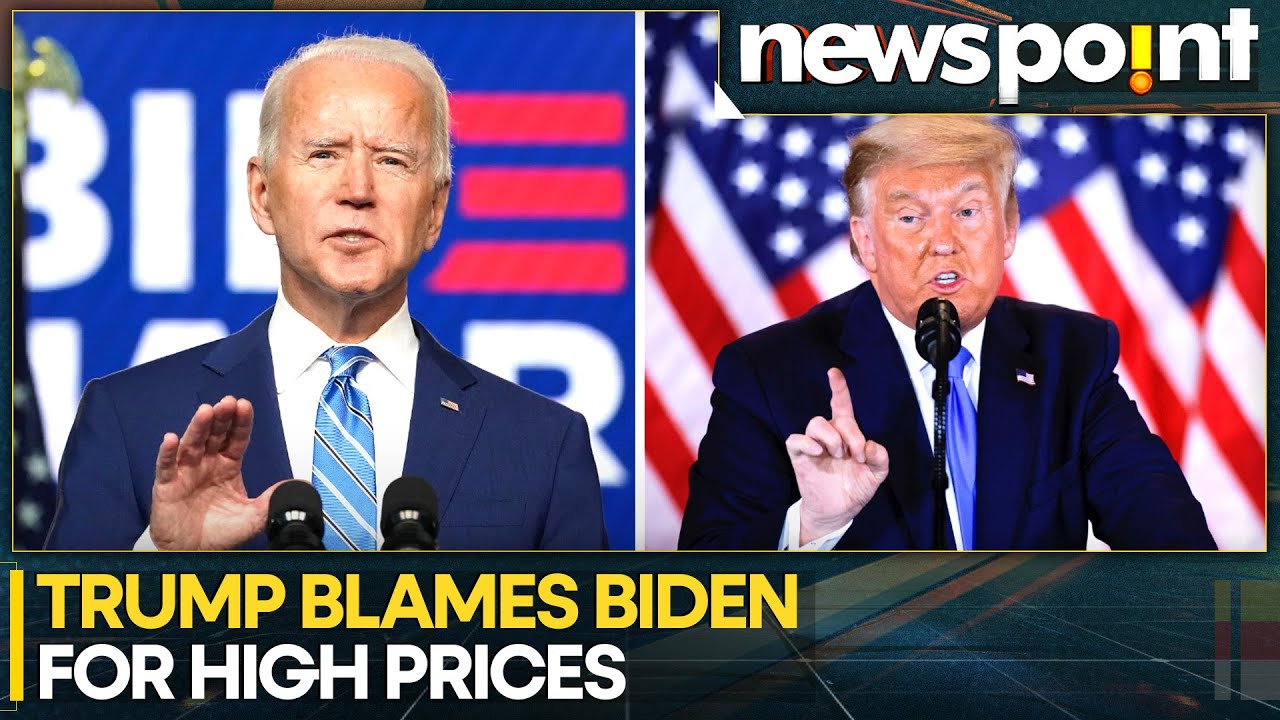 Trump Blames Biden for High Prices, Cost-of-Living Tops Voter Concerns | WION Newspoint