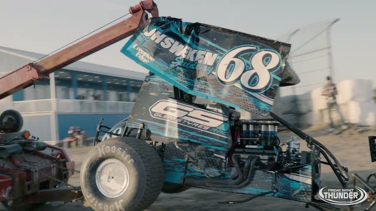 Huge Collision: Aaron Turkey & Glenn Styres Wreck!