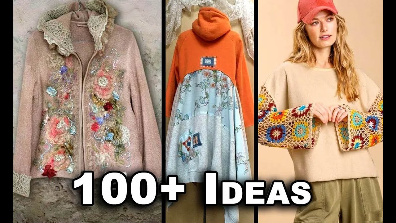 100+ Upcycled Sweatshirt Ideas | Easy DIY & Sewing Inspiration