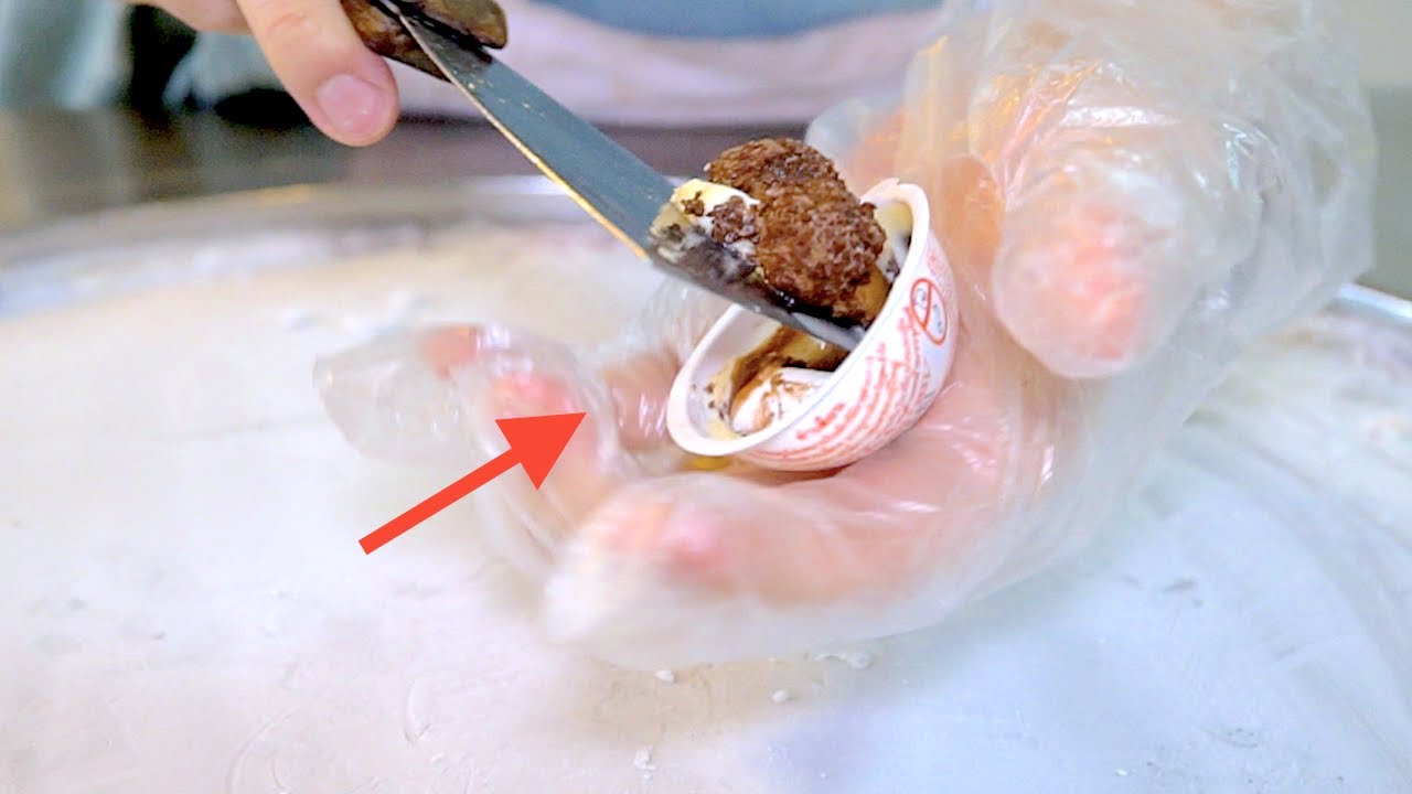 3 Types of Surprise eggs ice cream VS yogurt almond jelly ice cream rolls