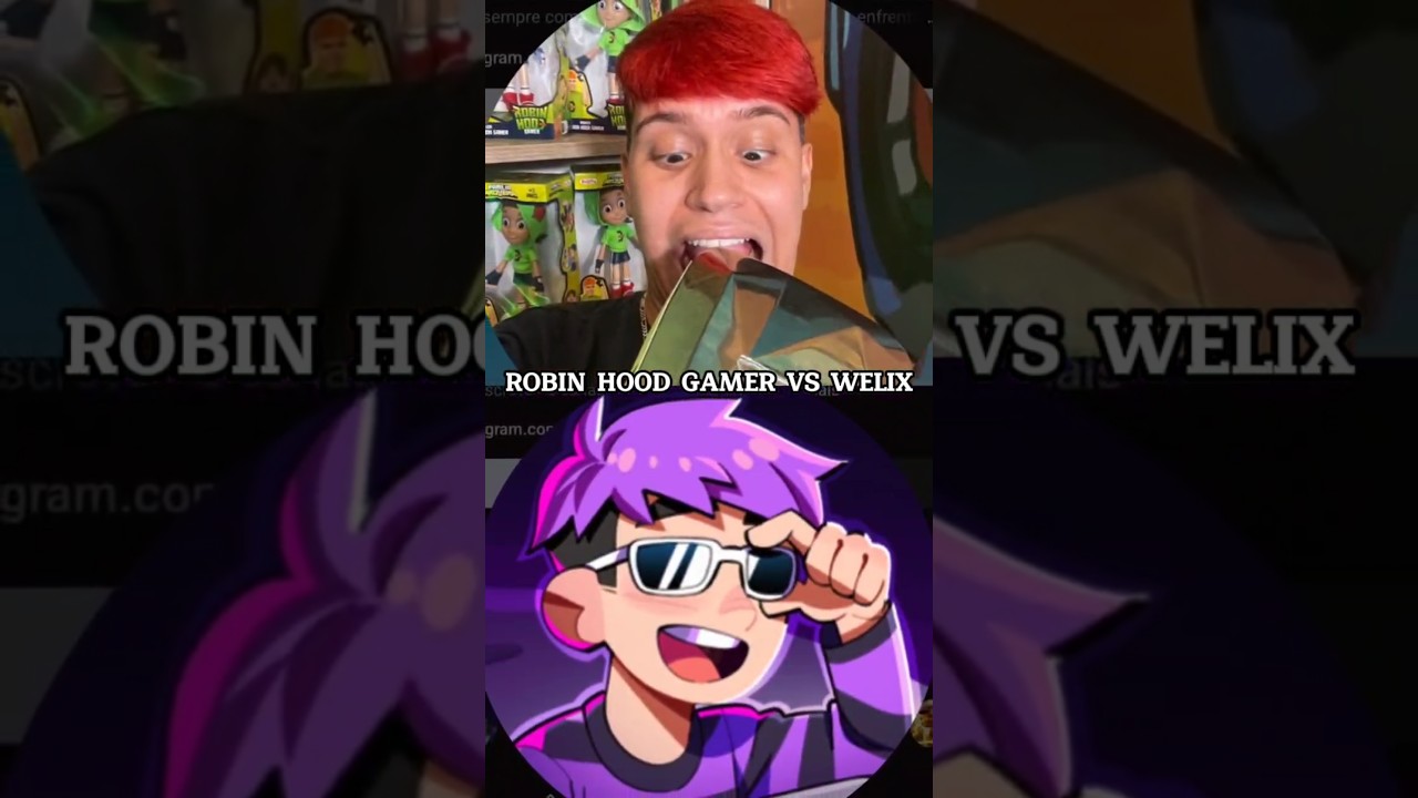 Quem &eacute; o melhor Youtuber? - ROBIN HOOD GAMER VS WELIX