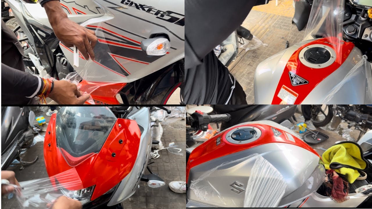 Suzuki Gixxer SF 155 Lamination- PPF | Suzuki Gixxer SF 155 Modification | King Detailing