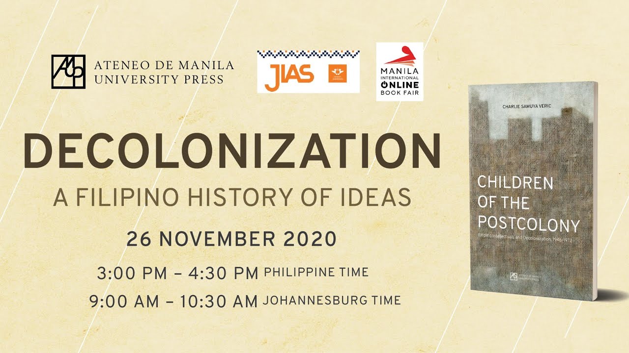 MIBF: Decolonization: A Filipino History of Ideas