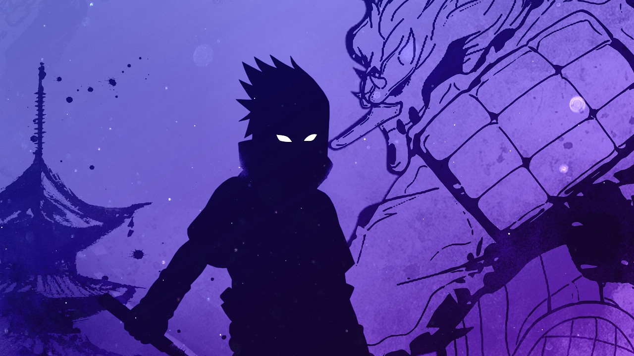 O VINGADOR (Rap do Sasuke) #anime #naruto #sasuke #musica #trap