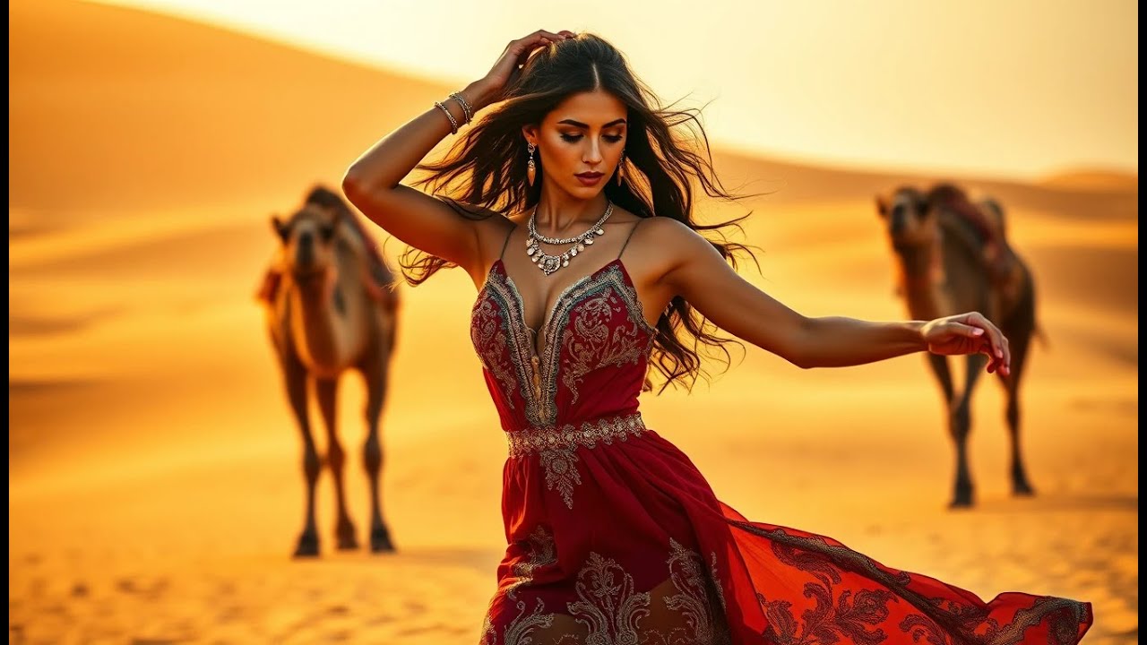Malika (ملكة) - Best Arabic Belly Dance Music | Belly Dance Performance | Official AI Video